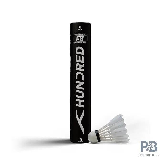 The Hundred F8 Badminton Feather Shuttlecocks | Speed 76 & 77 | Probadminton.in.