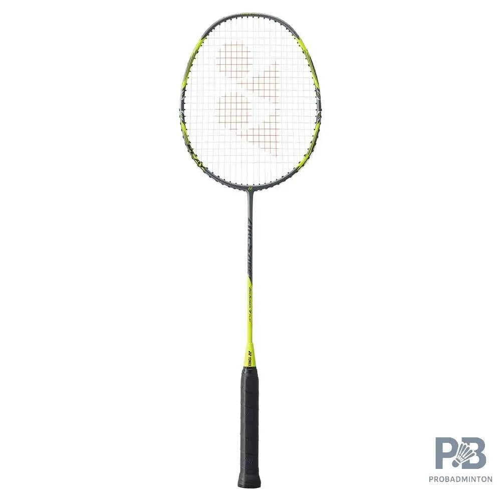 YONEX Arcsaber 7 Play Strung Graphite Badminton Racquet with Full Cover (Grey/Yellow) | 4U, 83g | probadminton.in.