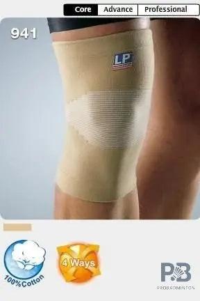 LP Knee Support 941 – Compression Sleeve for Knee Pain, Injury Recovery & Arthritis Relief (Beige).
