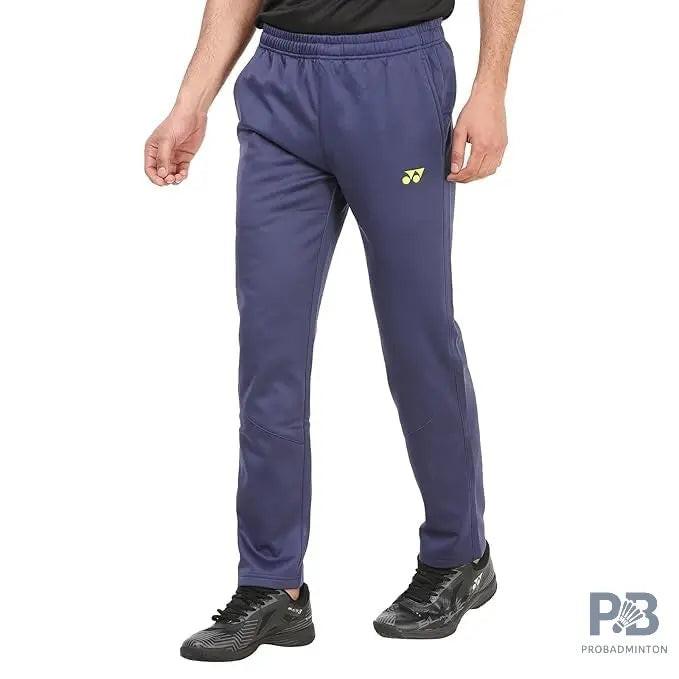 Yonex Track Pant 2507 for Men (Dark Navy/Jet Black) | Premium Badminton/Tennis/Gym Pants | UV Protection | Quick Dry | Sweat Absorbent | High-Waist Design.