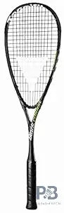 Tecnifibre Black Edition Squash Racket | Lightweight Graphite Build for Intermediate Players | Technifiber Tennis Racket Price in India.