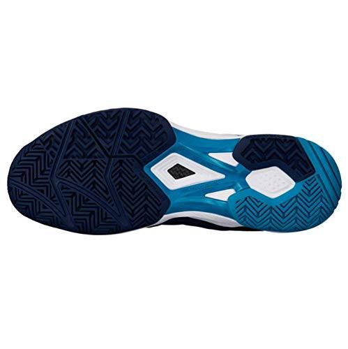 Yonex Power Cushion Sonicage Wide Men’s Tennis Shoes – Blue/Navy | Wide Fit Comfort & Stability | ProBadminton.in.