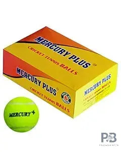 Mercury Plus Cricket Tennis Ball - Heavy Weight Pack of 6 | Best Mercury PLUS Tennis Ball Price in India.