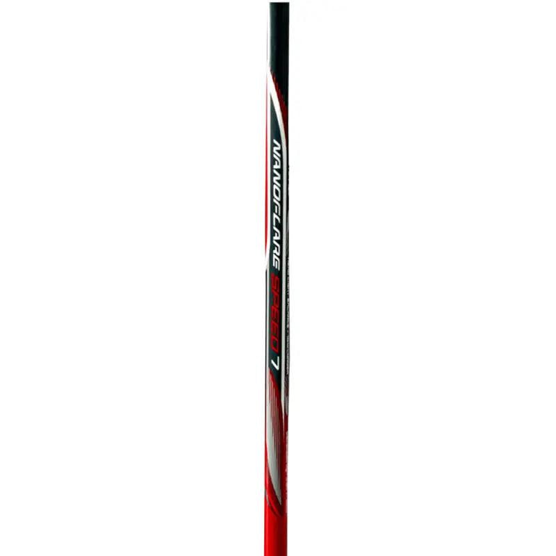 Yonex Nanoflare Speed 7 Badminton Racket | Aura Red.