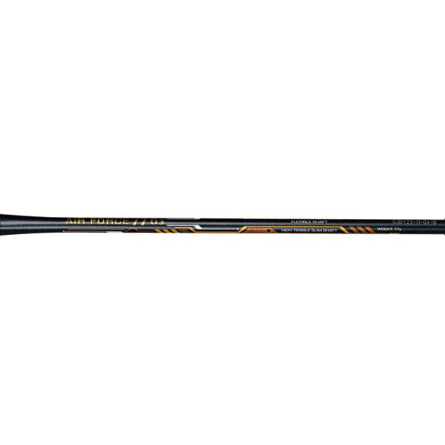 Li-Ning Air Force 77 - G3 Unstrung Badminton Racket | Dark Grey/White/Gold.