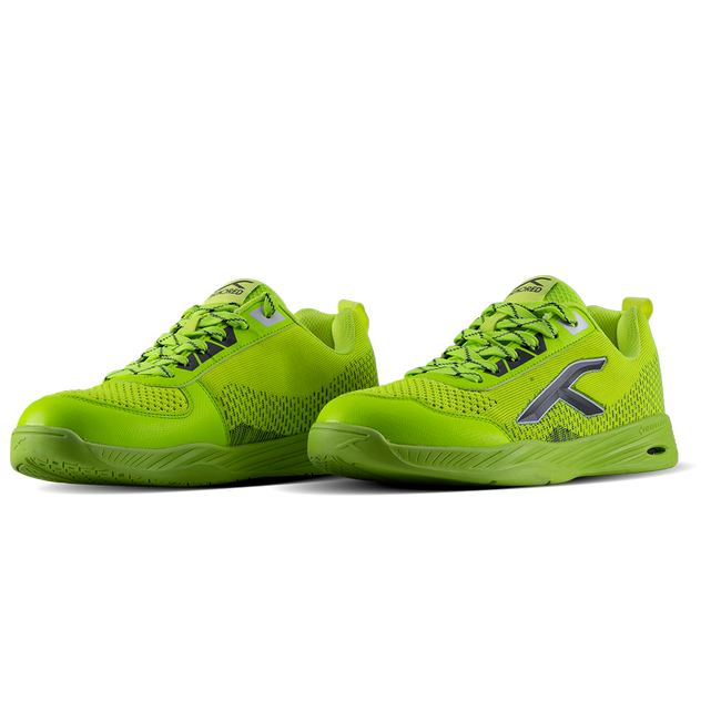 Hundred Court Flyer Badminton Shoe | LIME/DARK/GREY.