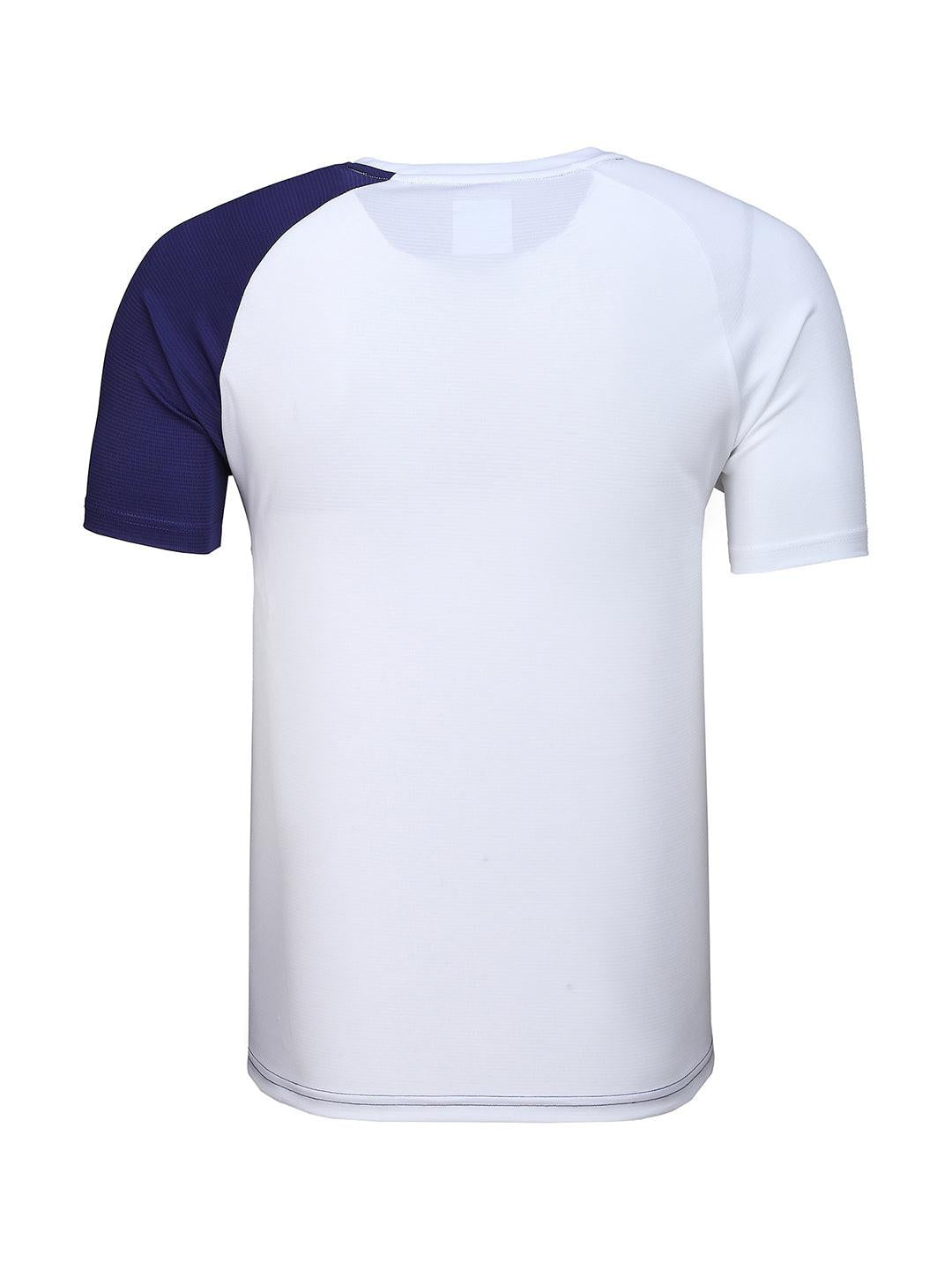Yonex Badminton Tshirt Round Neck M 2993 - White Skipper Blue.