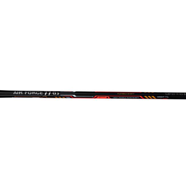 Li-Ning Air Force 77 - G3 Unstrung Badminton Racket | Black/Red/Orange.