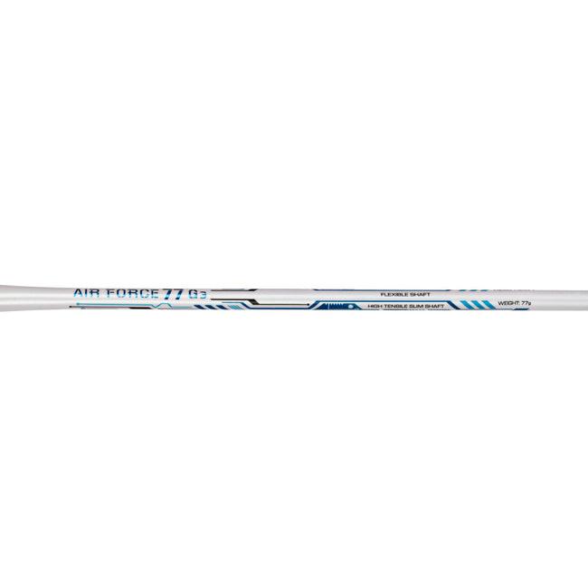 Li-Ning Air Force 77 - G3 Unstrung Badminton Racket | White/Silver/Blue.