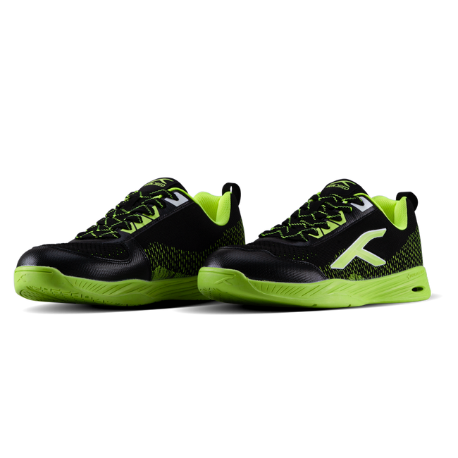 Hundred Court Flyer Badminton Shoe | BLACK/LIME.