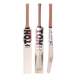 SS Ton Gutsy English Willow Cricket Bat – Grade 4 Air-Dried Willow with Massive TON Edges, Chrome Sticker, Premium Grip & SS Bat Cover.