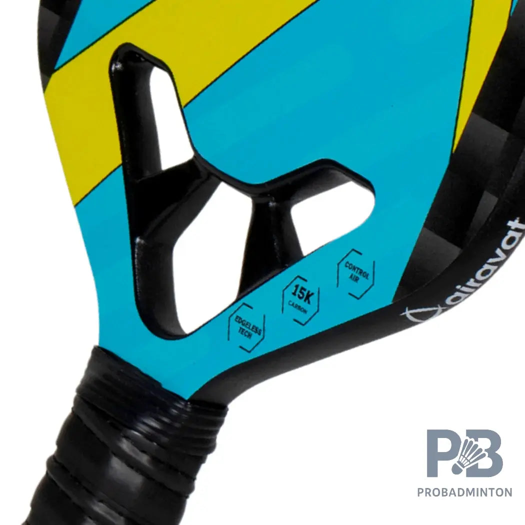 Airavat Sleek 7407 Pickleball Paddle – | Best Pickleball Paddles India for Beginners (Red/Yellow).