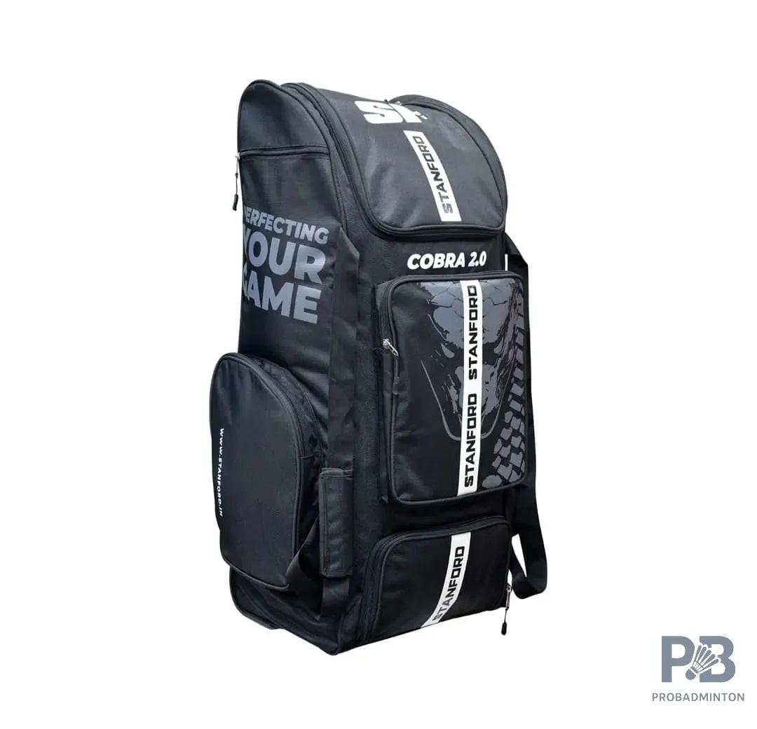 SF Cobra 2.0 Cricket Kit Bag – Premium 1680D Fabric, Dual Bat Sleeves, Multiple Compartments & Wheeled Duffle.