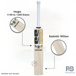SS DRE Russ Kashmir Willow Bat – Short Handle Premium Handcrafted Cricket Bat for Power & Control | Lightweight & Durable.