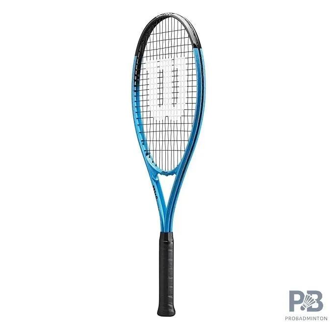 Wilson Ultra Power XL 112 Tennis Racquet (Black/Blue) - 286g Strung | Best Wilson Tennis Racket Price in India.