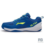 Lining Ultra Speed Badminton Shoes (Blue/Lime).
