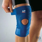 LP Open Patella Knee Support 758 – Adjustable Compression Brace for Patellar Stability, Pain Relief & Sports Protection (Blue).