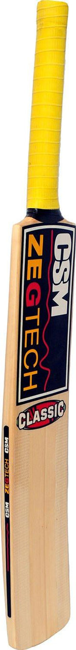 CSM Classic Himachal Willow Cricket Bat | Full Size | Lightweight 700–900g | Short Handle | Natural Finish – ProBadminton.in.