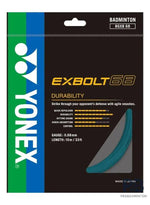 Yonex Exbolt 68 Badminton String – 0.68mm Durable Multifilament | High Power & Smash Performance.