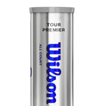 Wilson Tour Premier Silver tennis balls can