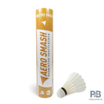 Aero Smash NO.1 Goose Feather Shuttlecock | Speed 77, 10-Pack | Premium Indoor/Outdoor Play | ProBadminton.