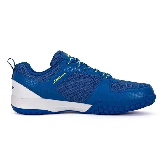Lining Ultra Speed Badminton Shoes (Blue/Lime).