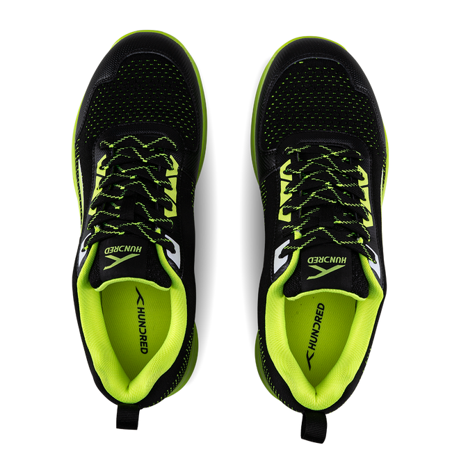 Hundred Court Flyer Badminton Shoe | BLACK/LIME.