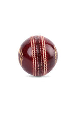 sg cricket ball club red raised seem

