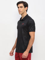 Yonex T-Shirt Polo 2969 Men’s Wear | Jet Black | Lightweight Badminton Sportswear.