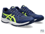 Asics Upcourt 6 Men's Badminton Shoe | Blue Expanse/ Safety Yellow.