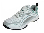 Yonex Tokyo Ultima Badminton Shoes for Men (White/Porpoise/Vintage Green).