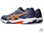 Asics GEL-ROCKET 11 Indoor Court Shoe | Indigo Fog/ Nova Orange.