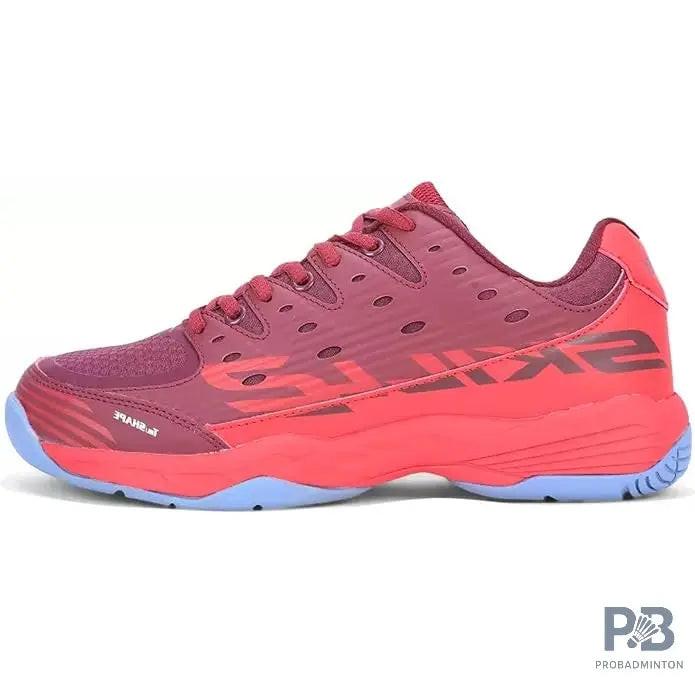 Yonex Tour Skill 2 JR Badminton Shoes (CABERNET FLAME / SCARLET MOUNTAIN).