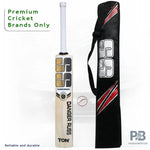 SS DRE Russ Kashmir Willow Bat – Short Handle Premium Handcrafted Cricket Bat for Power & Control | Lightweight & Durable.