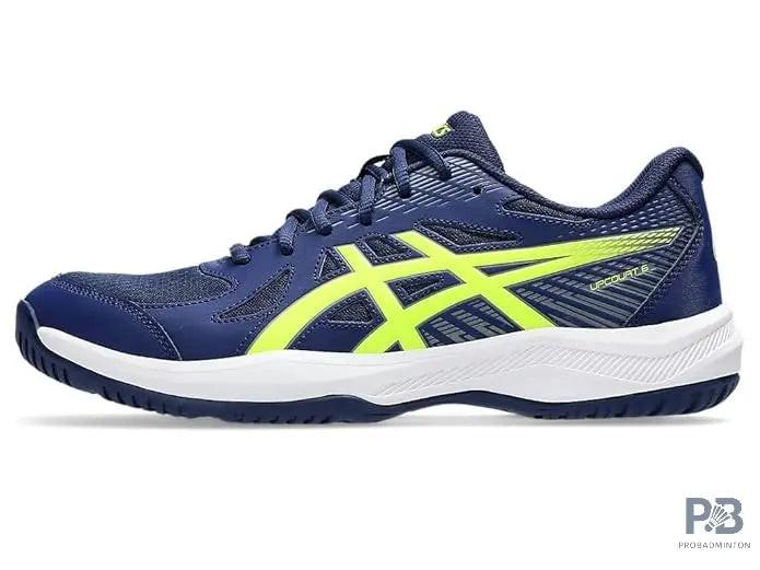 Asics Upcourt 6 Men's Badminton Shoe | Blue Expanse/ Safety Yellow.