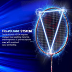Yonex Voltric Lite 35I Wine Red badminton racket head and shaft