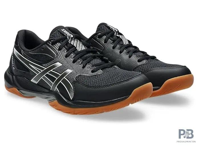 Asics Gel Rocket 12 Badminton Shoe |  Black / Gunmetal.
