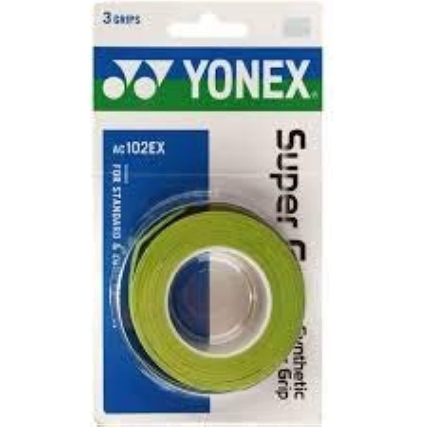 Yonex Grip AC 102EX (3IN1) | Super Grap Overgrip for Badminton & Tennis Rackets.