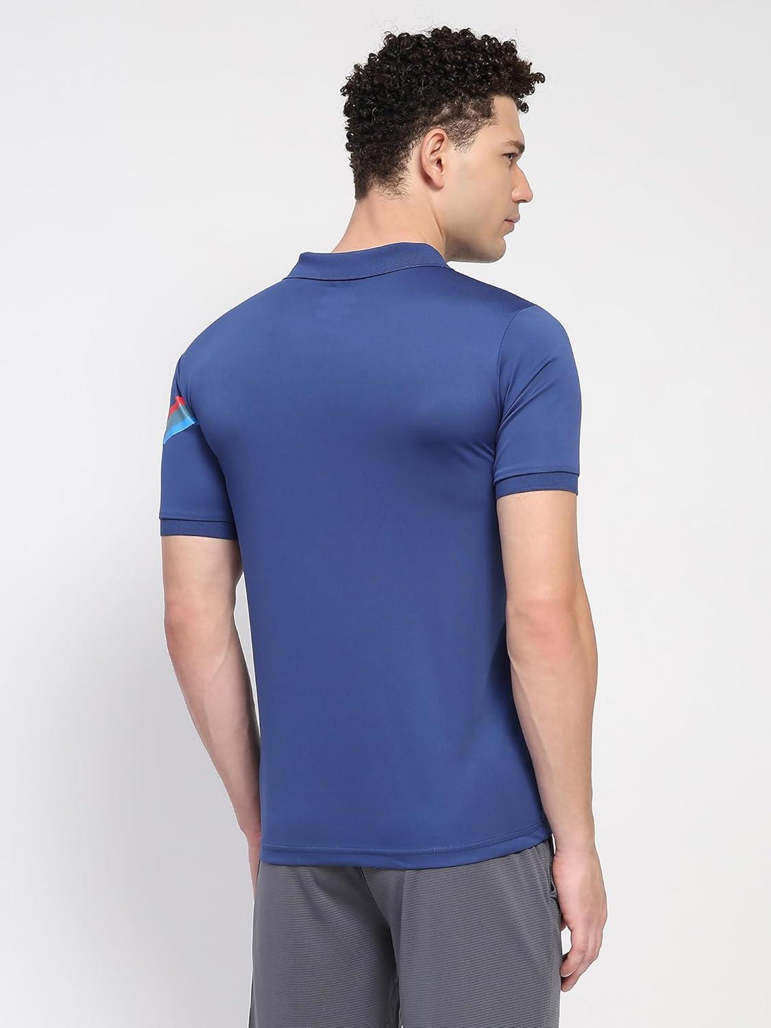 Yonex Polo T-Shirt 2734 TWILIGHT BLUE | Badminton, Tennis & Squash Sportswear | Tru Air Lite | Fast Dry & Moisture Absorption.