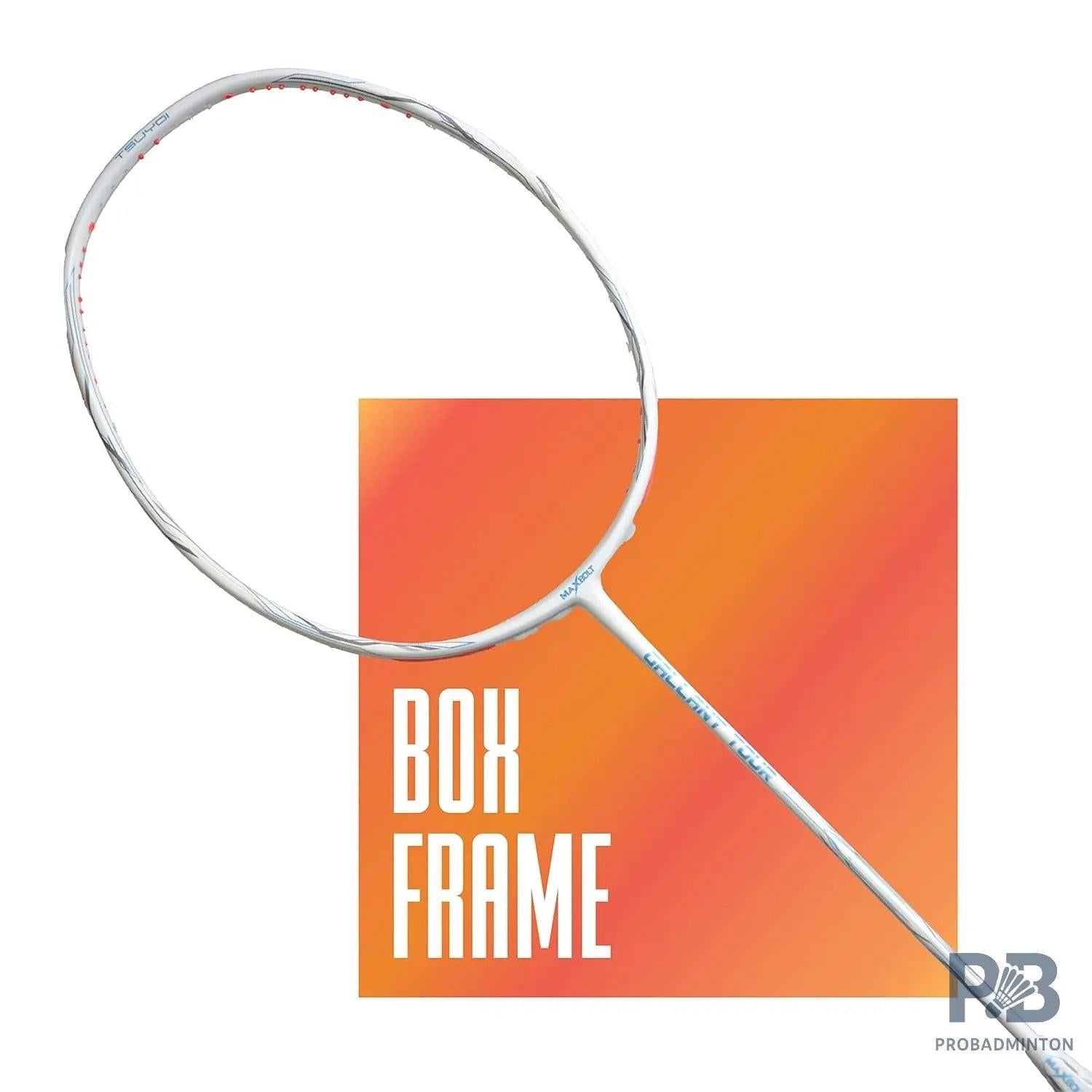 Maxbolt Gallant Tour (White) Badminton Racket 45lbs.