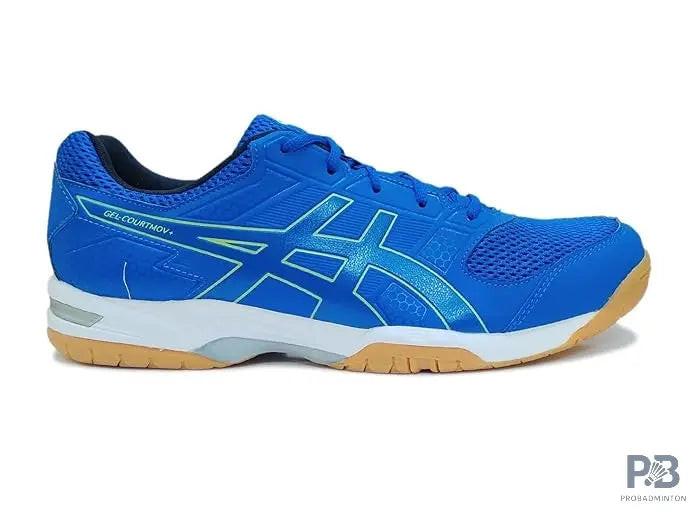 Asics Gel Courtmov + Badminton Shoes | Lake Drive/ Hazard Green.
