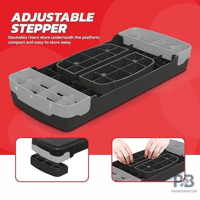 Vector X JF-3001 Adjustable Aerobic Stepper – Best Home Gym Step Platform for Cardio & Fitness | Top Workout Stepper Price in India.