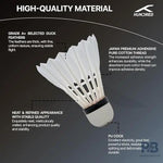The Hundred F8 Badminton Feather Shuttlecocks | Speed 76 & 77 | Probadminton.in.