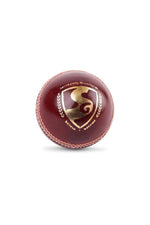 sg test red cricket ball premium lether

