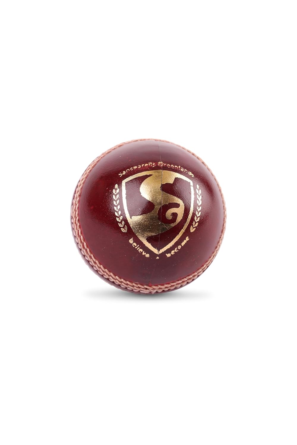 sg test red cricket ball premium lether

