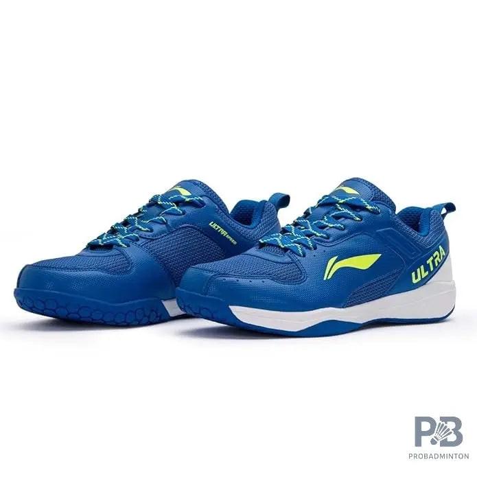 Lining Ultra Speed Badminton Shoes (Blue/Lime).