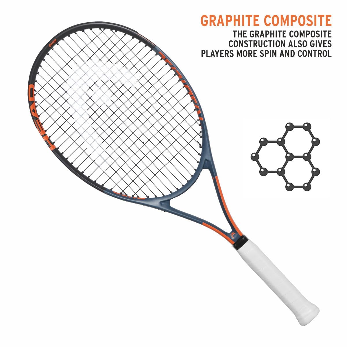 head radical elite 16x19 string patrn spin kontrol

