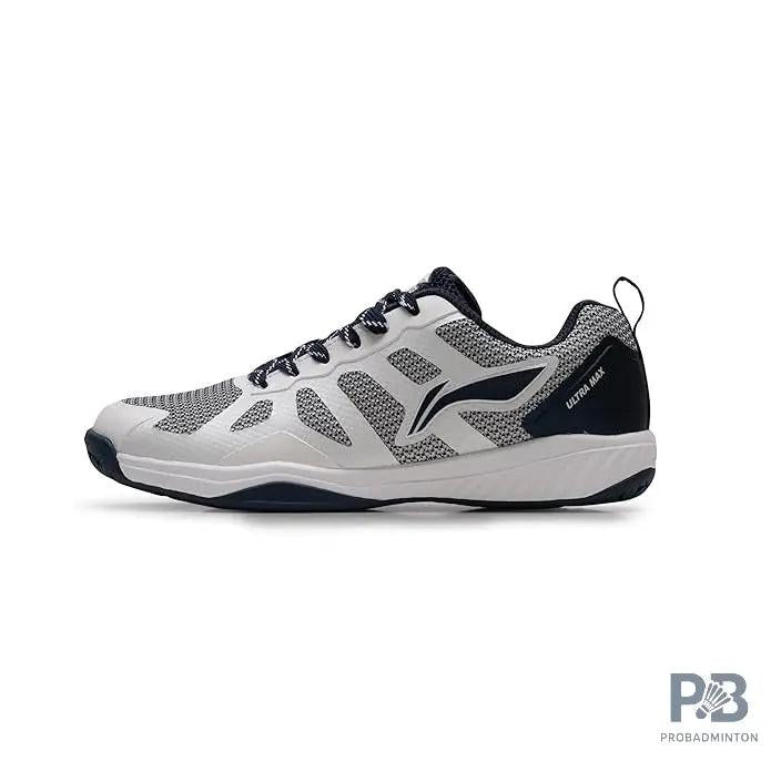Lining Ultra Max Badminton Shoes (White/Navy).