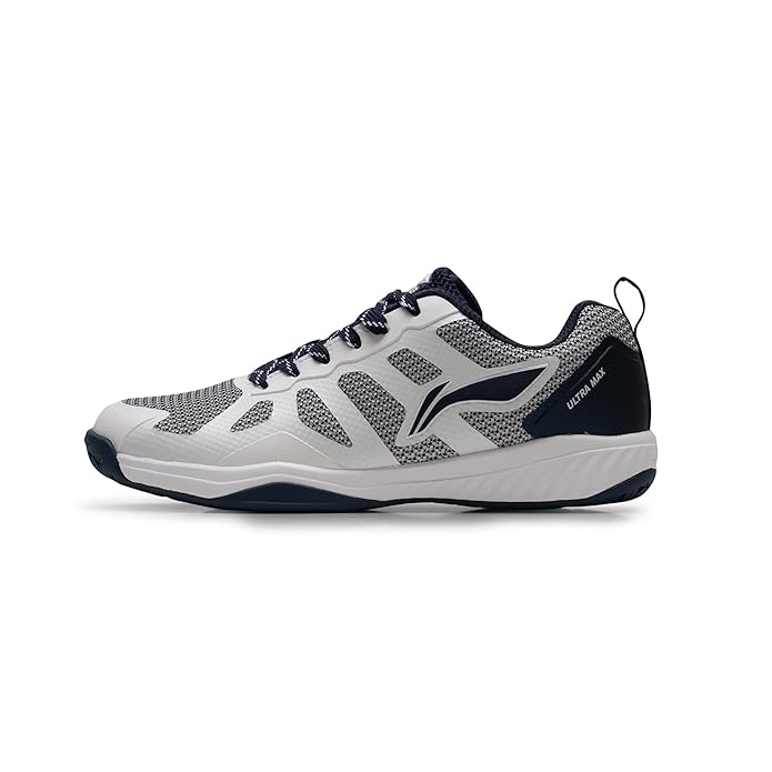 Lining Ultra Max Badminton Shoes (White/Navy)