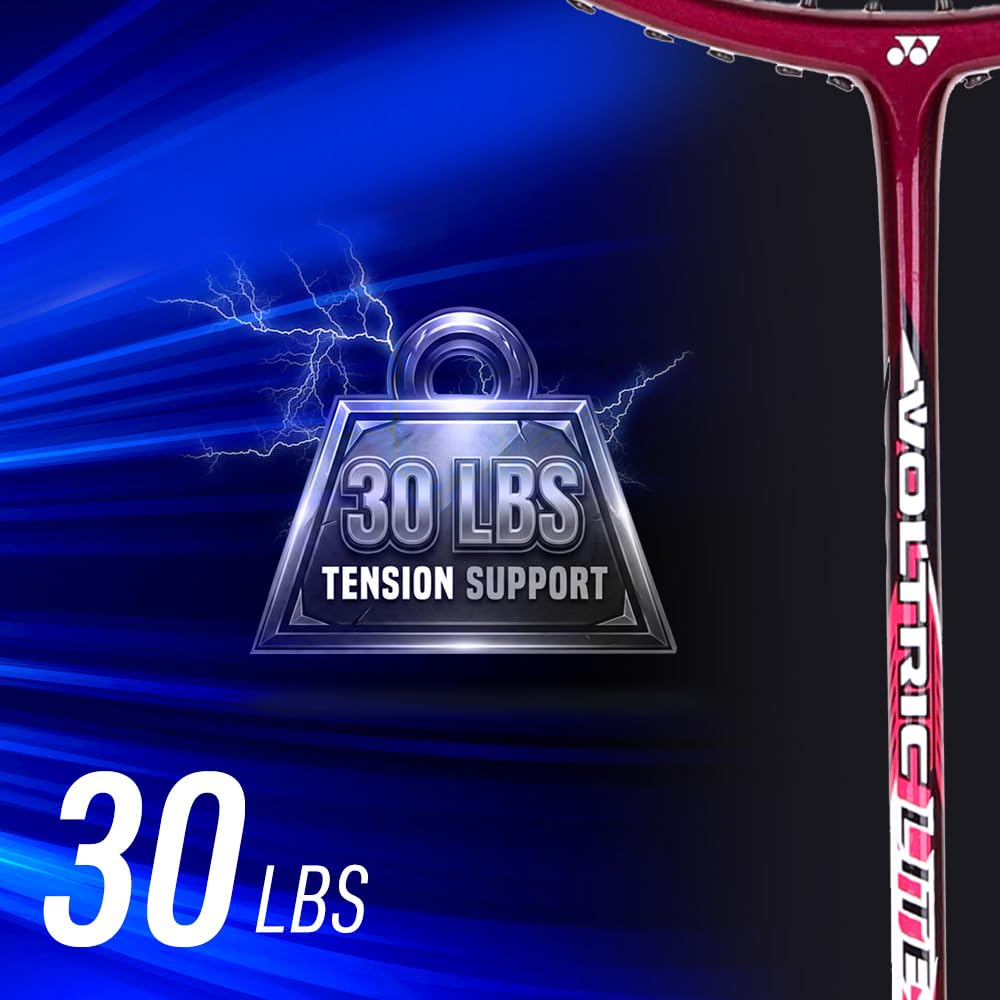 Yonex Voltric Lite 35I Wine Red racket frame close up